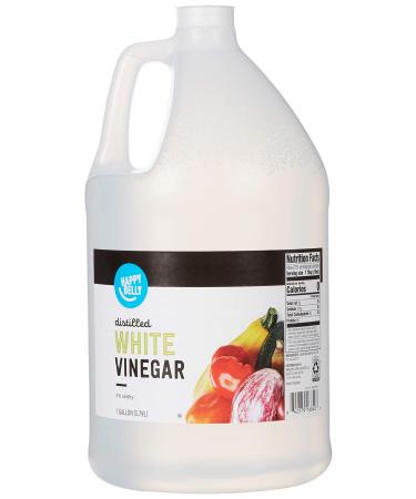 Amazon Brand - Happy Belly Distilled Vinegar, 128 Ounce