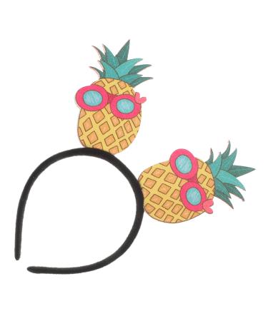 Vaguelly Coconut Tree Headband Summer Decor Make up Hair Headbands Beach Hair Accessories Sunmmer Party Favor Hawaii Hair Hoops Festival Costume Headbands Hawaii Style Hair Decoration Fruit