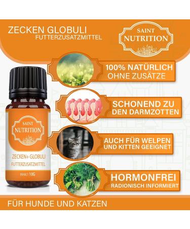 Saintnutrition Anti Tick Globules for Dogs & Cats | Natural Pet Treatment & Immediate Protection - Buy Online on SooperMarket.com