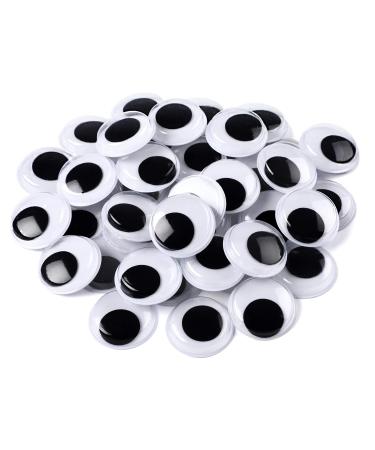 200 Pieces Wiggle Eyes Self Adhesive Black White Googly Eyes for DIY Crafts Decoration (20mm)