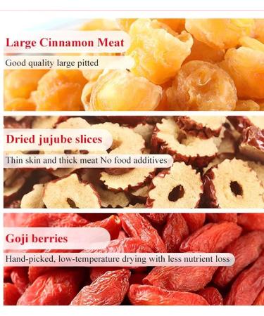Ginger Jujube Tea with Brown Sugar Longan Red Date Lycium Barbarum Brown Sugar Ginger Tea Red Dates Ginger Tea Herbal Tea Bags Chinese Tea for Women (1BOX) - Buy Online on SooperMarket.com