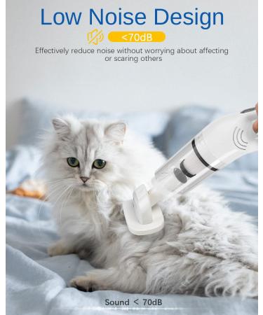 HOPET Pet Grooming Vacuum Kit - Wireless Dog Hair Remover & Cat Deshedding Brush with Powerful Suction - Buy Online on SooperMarket.com