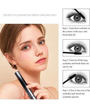 2Pcs Judy Doll Mascara Ksndurn Metal Mascara 3D Curling Eyelash Iron Mascara Eyelash Curler - Water Proof Smudge Proof Long Lasting (Brown) - Buy Online on SooperMarket.com