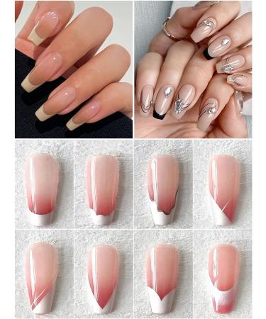 EBANKU 2PCS Clear Nail Stamper Set with Scrapers - Double Sided Silicone Jelly Stampers for Manicure - Buy Online on SooperMarket.com