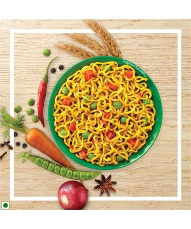 Maggi Vegetable Atta Noodles |75G | Noodles with 20 Spices & Herbs | Quick Cook Ready in 2 Minutes | Instant Mix Noodles | (Pack of 10) - Buy Online on SooperMarket.com