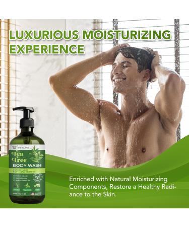 Antifungal Body Wash | Tea Tree Oil Soap for Jock Itch Acne Ringworm & More - 500ml | Natural & Effective - Buy Online on SooperMarket.com