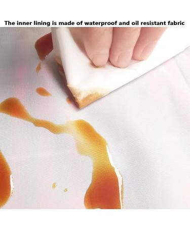 Adult Bib Reusable Washable Clothing Protector Waterproof Extra Long Bibs for Men Women Black Blue - Buy Online on SooperMarket.com