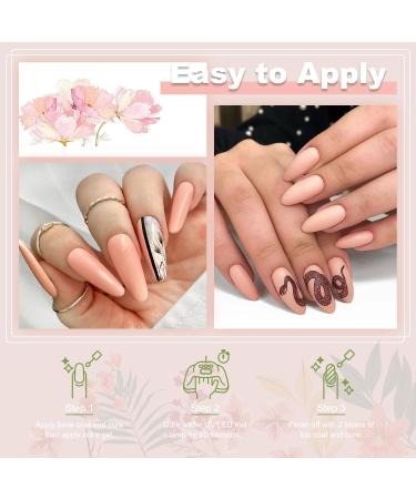 Lavender Violets 15ml Gel Nail Polish in Milk Pink | UV/LED Soak Off, Manicure & Pedicure | A0067 - Buy Online on SooperMarket.com