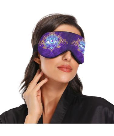 Haskirky Light Blocking Eye Mask - Adjustable Adult Travel Mask for Business Trips, Yoga, Meditation - Comfortable for Deep Sleep and Office Use - Buy Online on SooperMarket.com