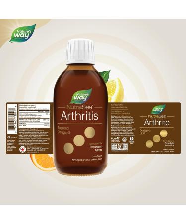 Nature's Way NutraSea Omega-3 - Arthritis - Rheumatoid Arthritis Support 2800mg (1800 mg EPA 1000 mg DHA) Citrus Flavour 200ml Liquid - Buy Online on SooperMarket.com