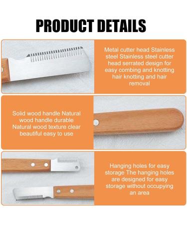 Professional Trimmeters Set for Dogs & Cats - Stainless Steel Fine & Medium Tooth Care Kit - Buy Online on SooperMarket.com