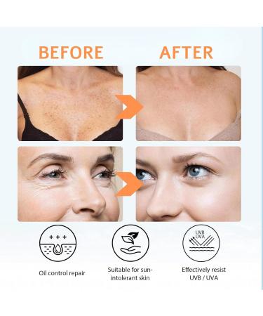 Sunscreen SPF 50+ Sun Cream SPF 50+ Oil Control Face Sun Cream SPF 50 PA++++ Suncream Factor 50 for Face Waterproof Travel Sun Cream Ultra Light UVA & UVB Protetion Non-Perfumed - Buy Online on SooperMarket.com