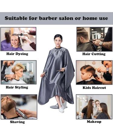 Waterproof Hair Cutting Cape with Hand Holes for Salon Clients - Gray - Buy Online on SooperMarket.com