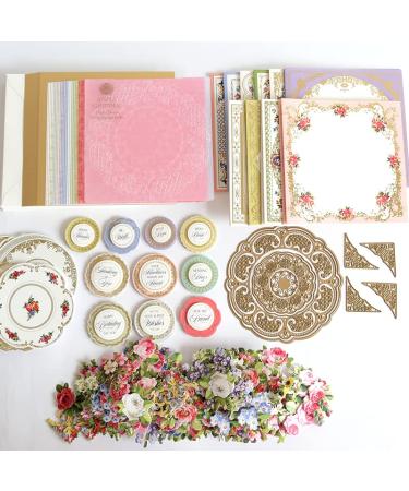 Anna Griffin China Cabinet School Supplies Craft Box - Graduation Card, Thank You Card, Birthday Card Making Supplies for Adults - Homemade Card Making Kits for Adults - Makes 20 Finished Cards