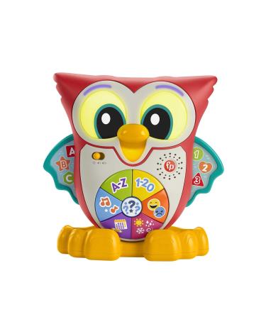 Fisher-Price-Blinkilinkis clever owl Deutshce version interactive learning toys with music lights melodies and sentences baby toys for children from 18 months HJM73 German