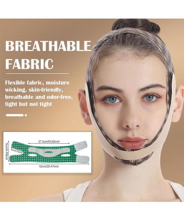 Reusable V Line Lifting Mask & Chin Strap for Women - Prevent Sagging & Tone Jaws (Brown) - International Shipping Available - Buy Online on SooperMarket.com