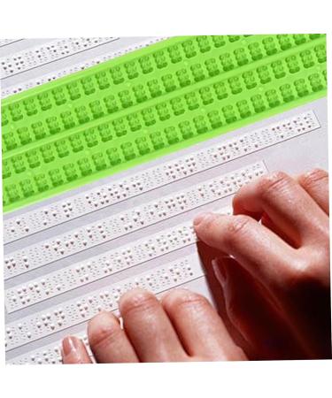 Oniuezky Braille Slate & Stylus - 4-Line 28 Cell Braille Writer & Typewriter for Blind Learning & Writing - Buy Online on SooperMarket.com
