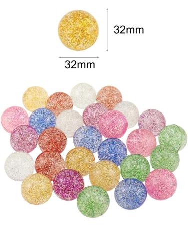 Buy 24 Glitter Flummies for Kids | 32mm Birthday Party Favors & Classroom Rewards - Buy Online on SooperMarket.com