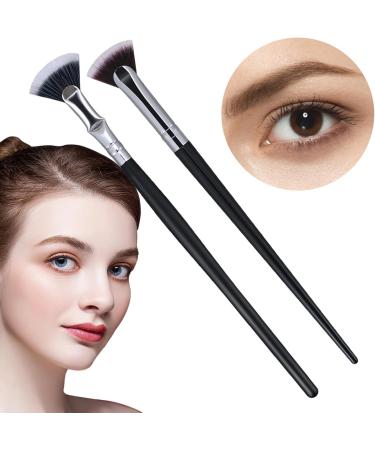 Veeteah Folding Angle Scalloped Lash Brush - Eyebrow Brush Mascara Fan Brush - Eyebrow and Eyelash Brush with Soft Bristles for Girlfriend Mother Wife - Buy Online on SooperMarket.com