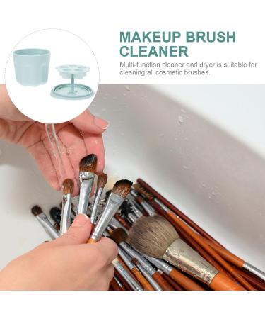Beavorty Makeup Brush Drying Stand & Cleaning Set | Space-Saving Holder & Cleaner Mat for Brushes & Sponges | Ultimate Makeup Storage Solution - Buy Online on SooperMarket.com
