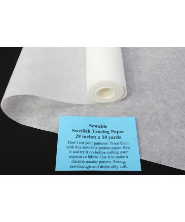10 Yards - 29" Wide Sew-able Swedish Tracing Pattern Paper (1907)
