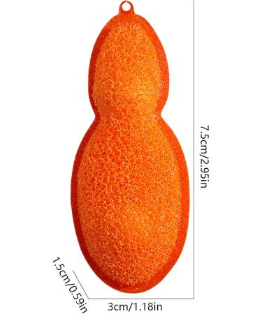 Virtcooy Beans-Shaped Bottle Cleaning Sponge | Bottle Pea Sponge Bottle Cleaning Sponge Magic Beans Bottle Cleaning Beans Reuseable Bottle Cleaning Sponge for Internal Cleaning of Small Mouth 6 Pieces - Buy Online on SooperMarket.com