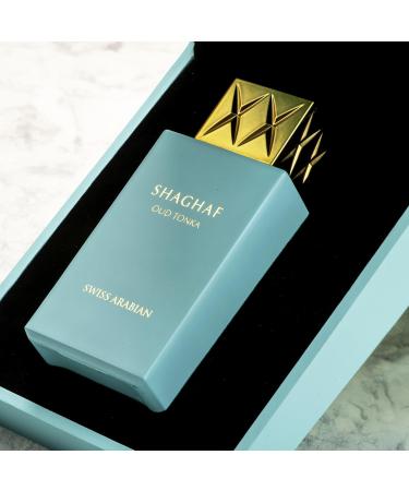 Swiss Arabian Shaghaf Oud Tonka - Vanilla Perfume with Warm Amber Fragrance - Earthy and Woody Allure - Enchanting Fusion of Arabic Perfume - 2.5 oz - Buy Online on SooperMarket.com