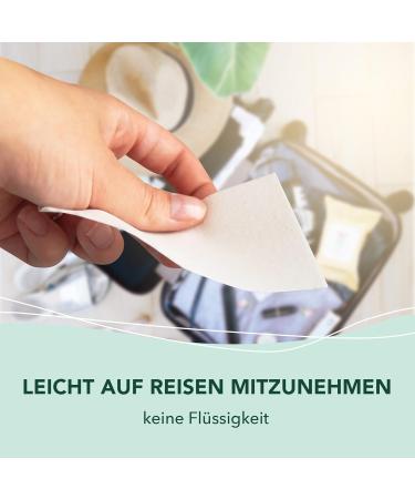 Cosmeau Sustainable Detergent Leaves - 120 Washes Eco-Friendly & Plastic-Free Travel Solution for White Color & Black Laundry - Buy Online on SooperMarket.com