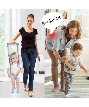 Adjustable Baby Walking Harness with Detachable Crotch - Grey, 9-24 Months - Buy Online on SooperMarket.com