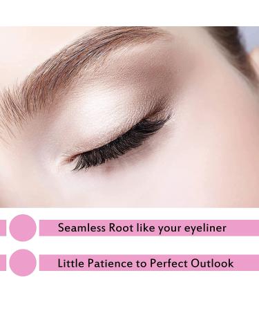 Lash Clusters 72 Pcs Individual Cluster Lashes DIY Extension 8-16mm - Wispy Volume, Thin Band, Reusable & Comfortable - Buy Online on SooperMarket.com