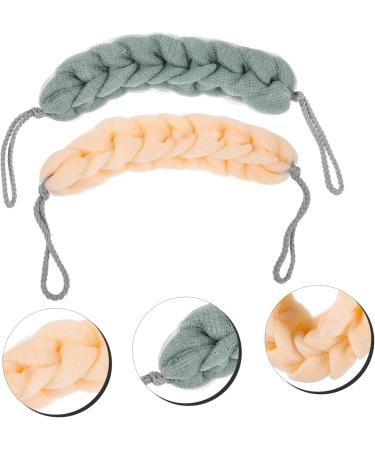 NOLITOY 2pcs Portable Bath Balls - Exfoliating Shower Loofah & Body Scrubber - Comfortable Cleaning Sponges for Adults - Buy Online on SooperMarket.com