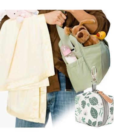 Nupaque Baby Pacifier Box | Pacifier Holder Bag with Clip | For 2 Pacifiers | Ideal for Diaper Bag Pram & Outdoor Trips | Green - Buy Online on SooperMarket.com