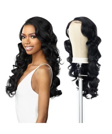 Sensationnel BUTTA Lace Wig 24 Loose Deep 1B - Extra Wide Natural Illusion Hairline, Preplucked Human Hair Blend - Buy Online on SooperMarket.com