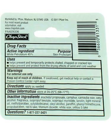 Buy Chapstk Regular Size .15oz Chapstick - Moisturizing Lip Balm for Soft Lips | International Shipping Available - Buy Online on SooperMarket.com