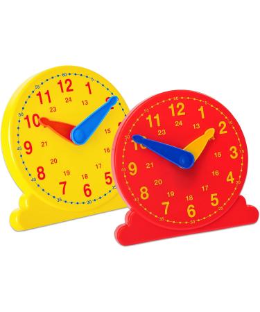 Buy Betzold 13 cm Learning Clock - Yellow Maths Teaching Tool for Time Management | International Shipping Available - Buy Online on SooperMarket.com
