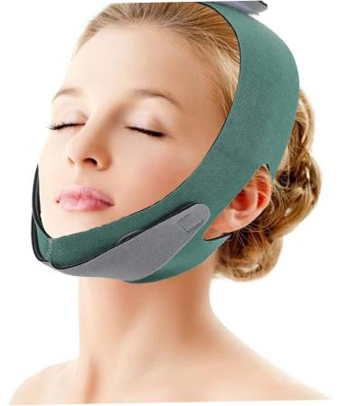 Baluue Face-lifting Tool Belt Beauty Bandage Reusable v Line Belt Slimming Mask Green Spandex - Buy Online on SooperMarket.com