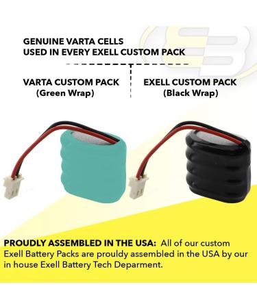 4/V150H-C NiMH 4.8V 150mAh Battery - Genuine VARTA Cells for Quick Check 150/200 Emergency Lights & Energy Backup - Buy Online on SooperMarket.com
