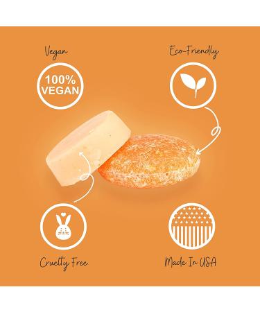 Fresh Citrus Shampoo and Conditioner Bar Set - 100% Natural, Vegan, Eco Friendly - Handmade in USA by Clever Yoga - Buy Online on SooperMarket.com