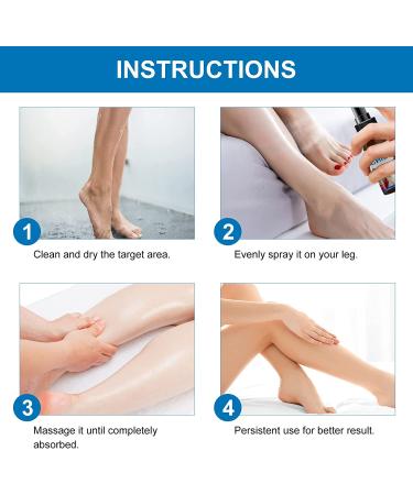 Varicose Veins Miracle Spray: Treatment for Legs to Improve Blood Circulation, Soothe Spider Veins and Relieve Tiredness - Buy Online on SooperMarket.com