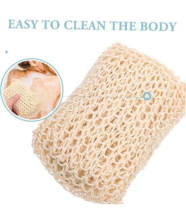 2pcs Sisal Sponge Ball Shower Loofah - Eco-Friendly Bath Scrubber & Mesh Shower Sponge for Deep Cleansing - Buy Online on SooperMarket.com
