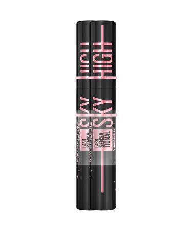 Maybelline New York Lash Sensational Sky High Cosmic Doppelpack Sky-High technology for long and full eyelashes with deep-black texture Cosmic Black 14.4 ml (1 Pack) Lash sensational sky high mascara cosmic black double pack