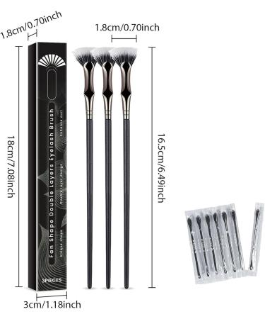 Folding Angle Scalloped Lash Brush 2024 New Folding Angle Scalloped Lash Brush (3Pcs) - Buy Online on SooperMarket.com