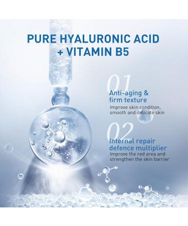 3Pcs Botox Face Serum - Hyaluronic Acid & Vitamin B5 Anti-Aging Solution Fade Fine Lines | International Shipping - Buy Online on SooperMarket.com