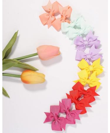 50pcs Grosgrain Hair Clips for Baby Girls - Solid Color Ribbon Mini Loops for Toddlers & Children - Perfect for Newborns & Teens - A50 Set - Buy Online on SooperMarket.com