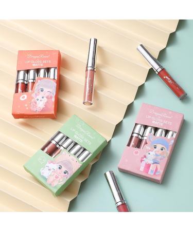 4 Colors Professional Matt Lip Balm - Waterproof Durable Lipstick & Gloss - Beauty Makeup #02 - Buy Online on SooperMarket.com