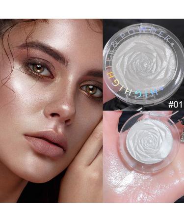 Pearl White Highlighter Makeup - Shimmer Glitter Diamond Eyeshadow Palette for Face & Body - EVpct 0.1 oz - Buy Online on SooperMarket.com