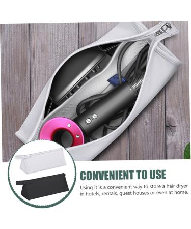 PLAFOPE 2pcs Hair Dryer Storage Bag Rollers Hair Curlers Travel Make up Bag Travel Hair Curler Holder Curls - Buy Online on SooperMarket.com