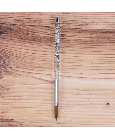 Fivetwofive 2Pc Rose Gold Kolinsky Sable Acrylic Nail Brush with Liquid Flow Glitter Nail Art Brush for Nail Art Tool 14 - Buy Online on SooperMarket.com