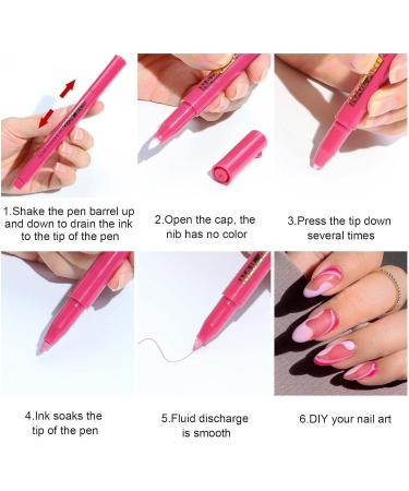 Nail Art 3D Paint Waterproof and Quick Dry Nail Art Painting | Easy to Use Drawing Nail Design for Nail DIY Decoration Kot-au 05 - Buy Online on SooperMarket.com