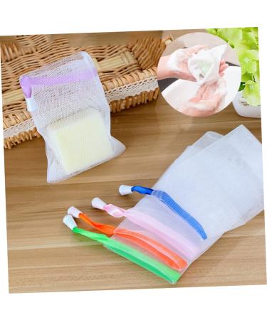 NOLITOY Soap Mesh Pouch - Exfoliating Soap Saver Bag for Handmade Soap & Bath | Bubble Net Bath Flower - Japan Cleansing Accessory - Buy Online on SooperMarket.com